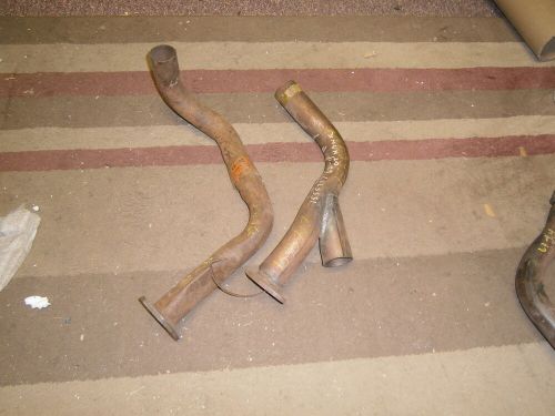 Studebaker 536365 1555717 front exhaust pipes c/k hawk 1957-64 single exhaust v8