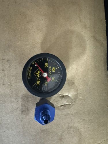 Marshall 1500 psi nitrous gauge with fitting