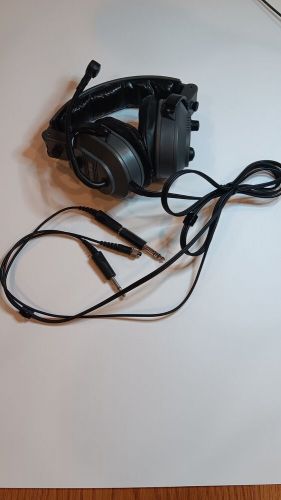 (3) vintage aviation headset/headphones [ 3 total ]