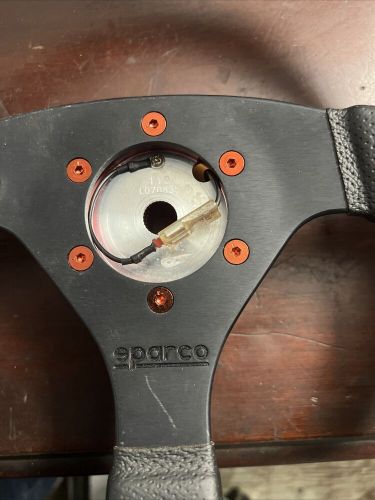 Sparco l505 steering wheel leather, perforated l  - 92-95 honda civic eg