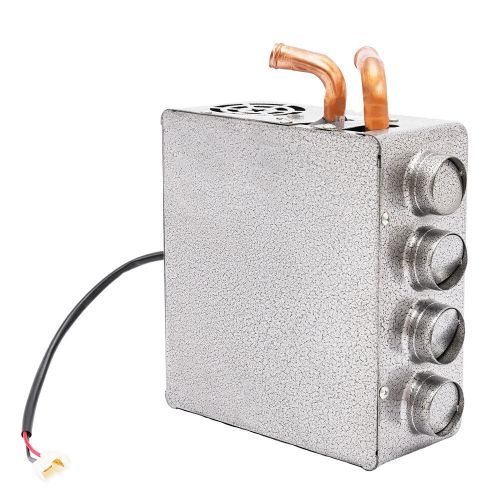 12v universal auto cab underdash compact heater copper tube + speed switch fast