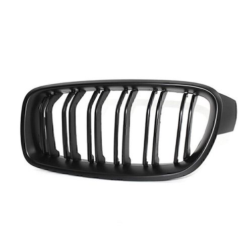 For bmw f30 f31 f35 3-series sedan 2012-14 matte black front kidney grill grille