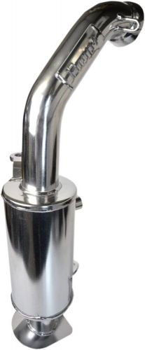 Bikeman powder lite chrome slip-on muffler (02-228pl-c)