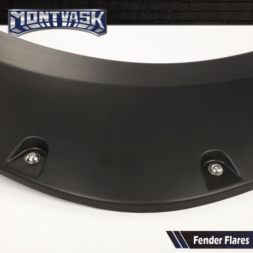 Fit for 2007-2013 toyota tundra black pocket rivet style fender flares 4pcs