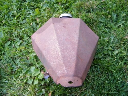 Vintage coffin motorcycle chopper gas tank &amp; harley davidson spread wings cap