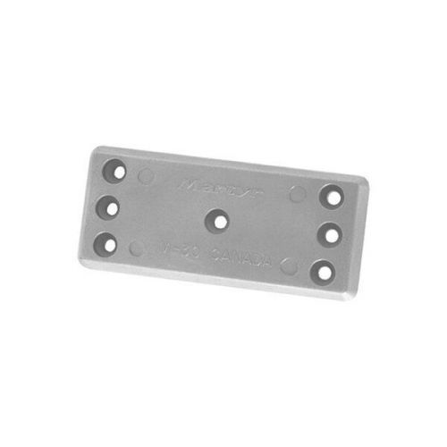 Martyr cmm30 6&#034; l x 2.67&#034; w x 0.56&#034; h zinc rectangular hull plate anode