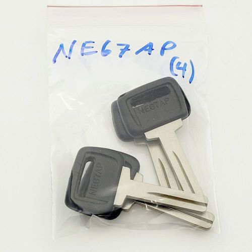 Lot of 4 silca ne67ap automotive high security un-cut key blanks nos