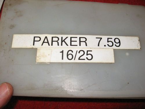 Parker quick change gear set 25/16 teeth  7.59  10 spline 43 25 he