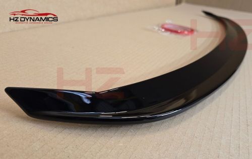 Gloss black roof lip spoiler wing for audi q2 sq2 2016 2019 plastic 4x4 suv uk