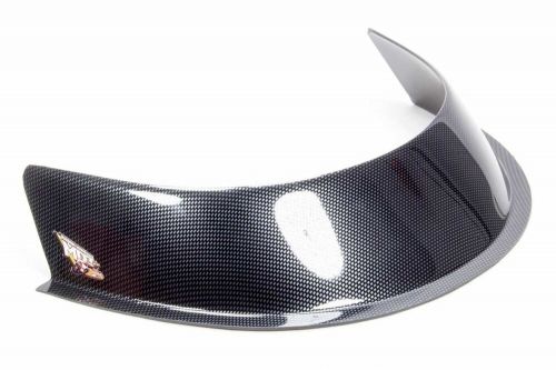 Md3 composite hood scoop air deflector 3&#034; carbon fiber look high impact plastic