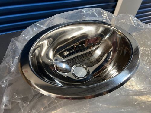 Ambassador marine oval sink ultra-mirror finish ss