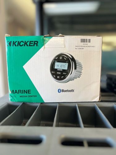 Kicker kmc1 am/fm/usb/bluetooth media center marine radio