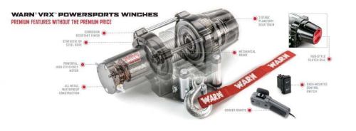 Warn 101045 vrx 45-s powersports/atv winch - 4,500 lb capacity