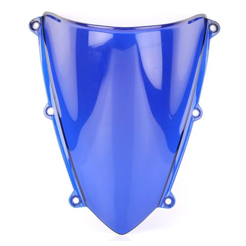 Motorcycle windshield windscreen double bubble for honda cbr600rr f5 07-12 blue