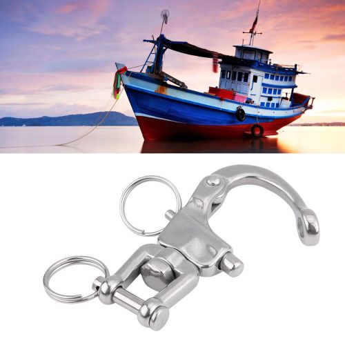 316 stainless steel jaw swivel snap shackle for sailboat spinnaker halyard 0 don