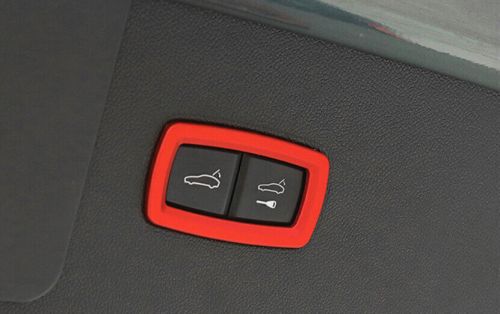 2018-2023 for porsche cayenne abs red trim electric tailgate button frame 1pcs