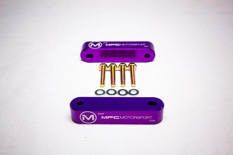 Mpc motorsport billet hood riser kit 90-01 integra / 88-00 civic [purple]