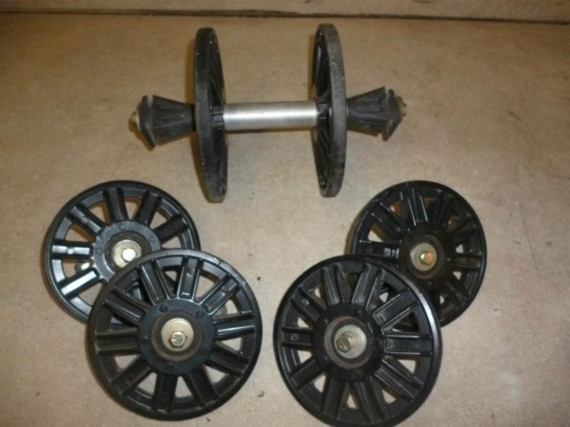 08 polaris 700 dragon rmk bogie wheels idler rear axle oem 800 iq assault #5316