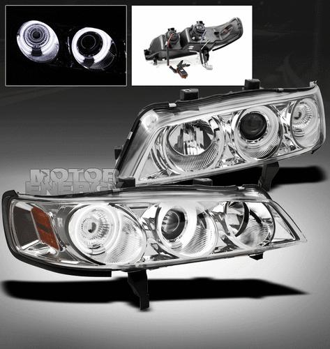 1994-1997 honda accord ccfl halo projector headlight 1995 1996 1pc corner signal