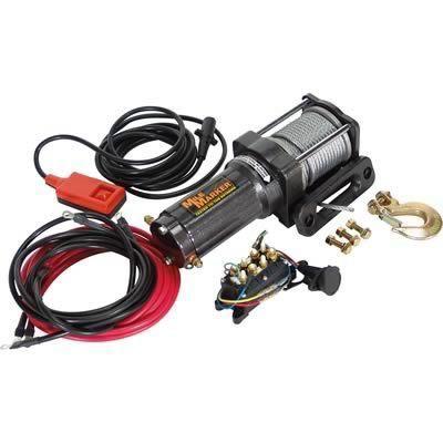 Mile marker atv and utility winch 76-50112 3500 lbs 7/32"x50' line hawsefairlead