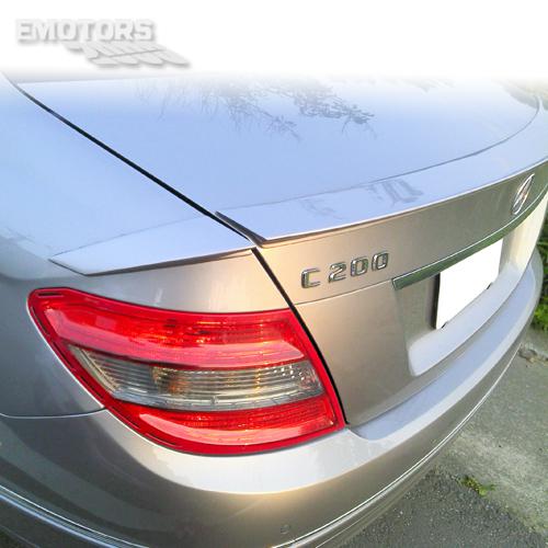 Painted mercedes benz w204 oe type roof & b type trunk spoiler sedan Ω