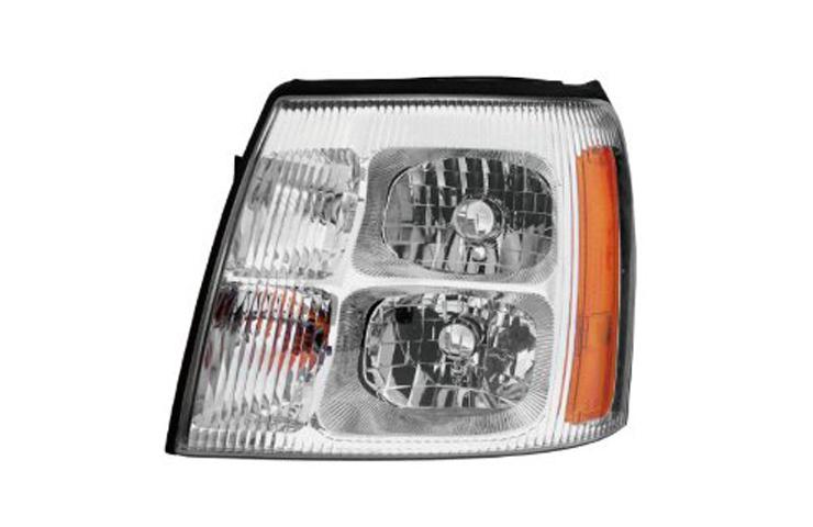 Left driver side replacement headlight head lamp w/o hid 02-02 cadillac escalade