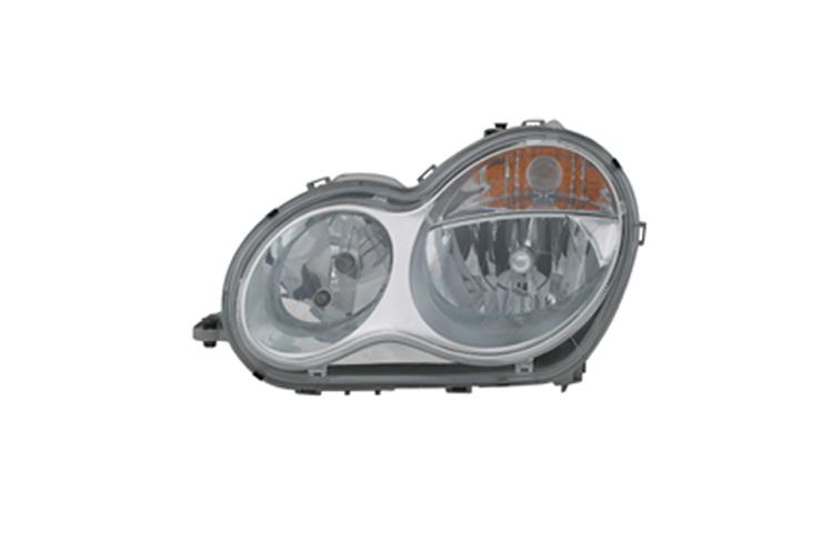 Driver side replacement headlight halogen 05-07 mercedes benz c class 4dr