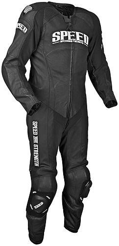 Speed and strength twist of fate one-piece motorcycle suit black size 54