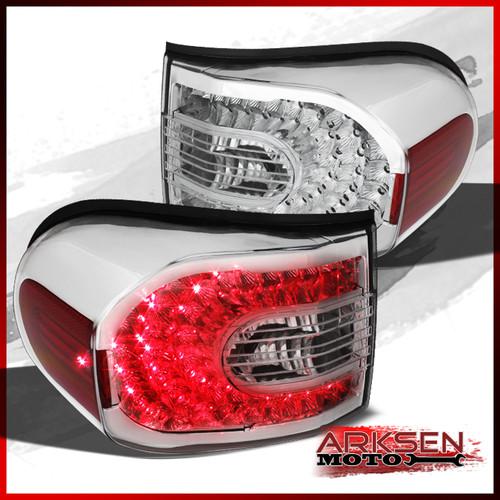 07-13 toyota fj cruiser clear led tail lights lamps left+right pair new set