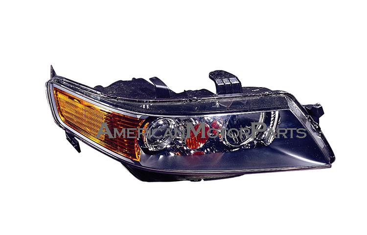 Right passenger side replacement headlight hid type 04-05 acura tsx -33151seca11