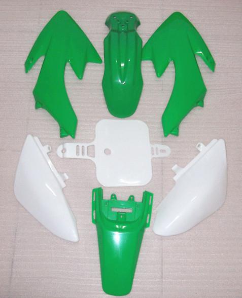 Honda crf 50 xr 50 xr50 crf50 plastic kit fender dirt bike pit bike green