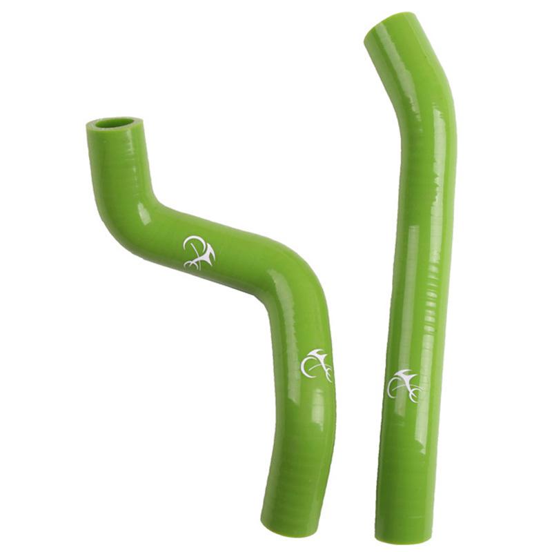 New green silicone radiator hose for kawasaki kfx450r kfx 450 