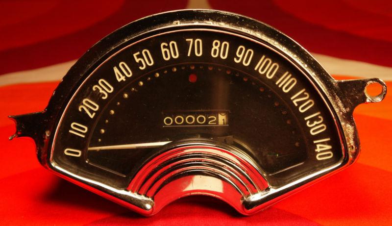 A  beautiful working chevrolet corvette original speedometer. will fit 53 to 57 