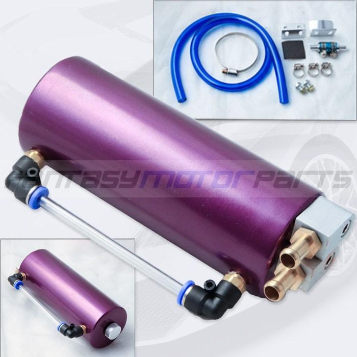 Universal purple aluminum 750ml oil catch reservoir tank can srt10 sxt srt8 r/t