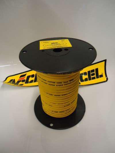 Accel 160092 75' yellow copper spooled wire