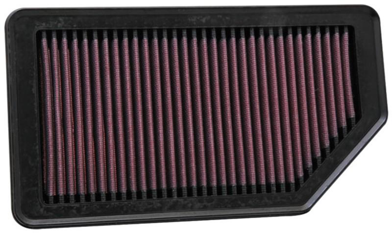 K&n filters 33-2472 - air filter; panel; h-1 in.; l-10 5/8 in.; w-5.75 in.