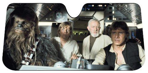 New! star wars millennium falcon car auto windshield sun shade sunshade screen