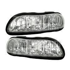 97-03 chevy malibu & 04-05 malibu classic left & right headlamp assemblies- pair