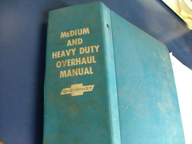 1973 chevrolet truck medium and heavy duty overhaul manual shop good 73