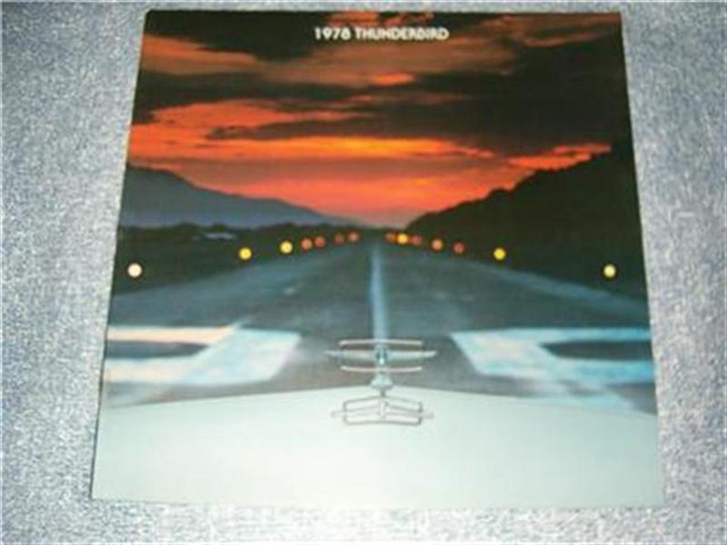 1978 ford thunderbird original sales brochure