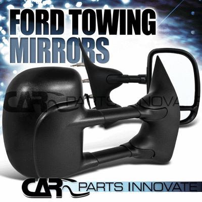 Ford 99-04 f250 f350 f450 f550 super duty telescoping towing side mirrors power