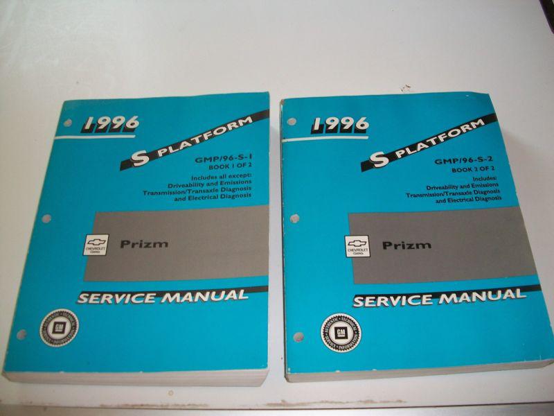 1996 chevy prizm factory issue repair manuals