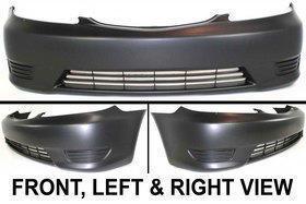 Primered new bumper cover front 5211906909 toyota camry 2006 2005 auto parts car