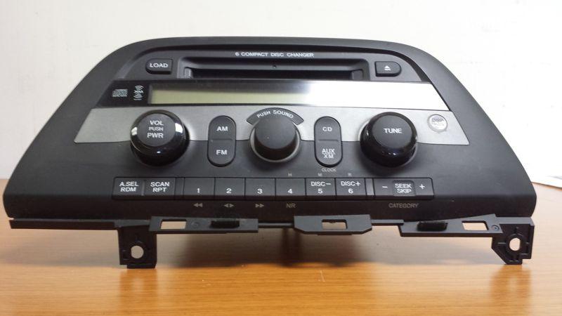 Honda odyssey 2005-2007 cd6 xm ready radio. oem factory original cd changer