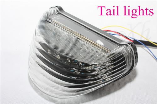 Tail brake light turn signals fit 2000-2005 kawasaki ninja zx-12r zx1200 clear