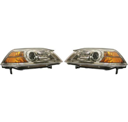 04-06 acura mdx headlights headlamps pair set left lh & right rh new