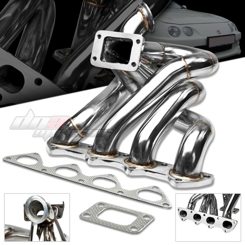 T3/t4 top-mount tubular turbo manifold honda b-series civic si integra prelude