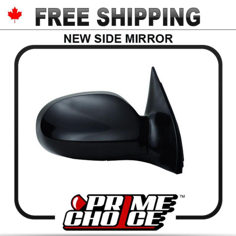 New power non heated passengers side view door mirror