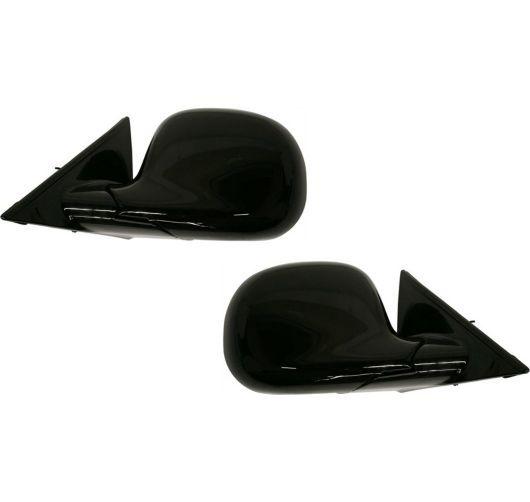 98 chevy gmc pickup truck olds black power heated folding side mirrors pair set