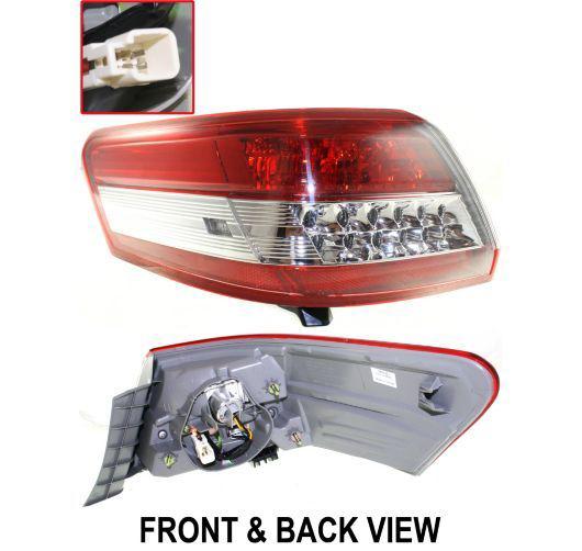 10-11 toyota camry taillamp taillight brake light driver side left lh outer rear